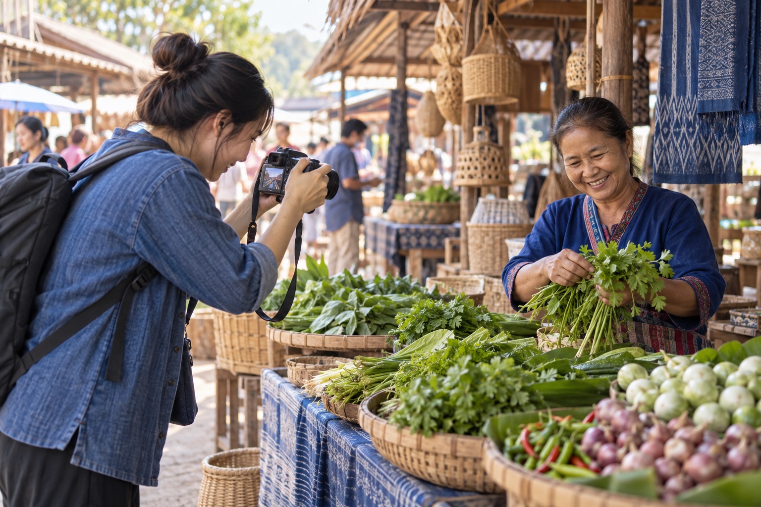 ภาพประกอบแนวคิดการผลิตคอนเทนต์เกี่ยวกับชุมชนอีสาน